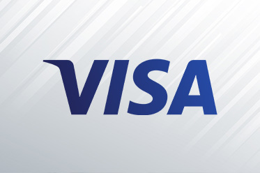 The Visa logo.