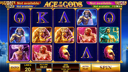 Age of the Gods King of Olympus(Playtech出品)