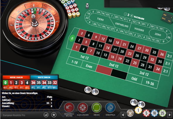 Je kunt het Europese Roulette spel gratis proberen