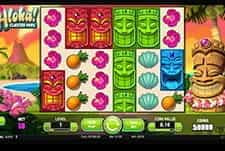 Aloha cluster pays in-game play view