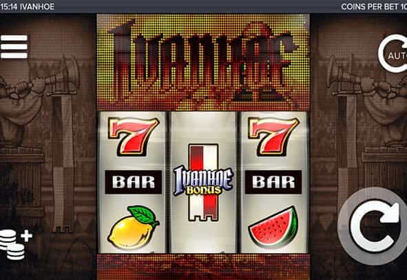 The Ivanhoe slot demo game.