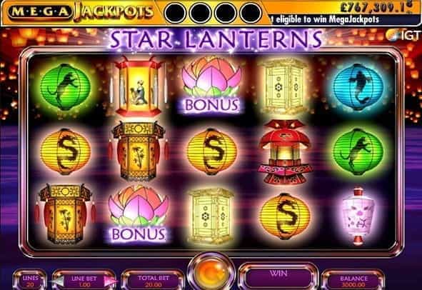 Play Mega Jackpots Star Lanterns ?here for free
