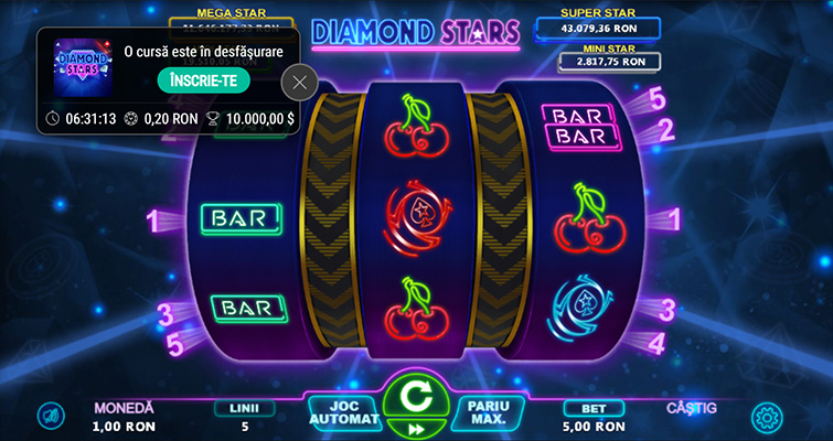 ?ncerca?i Diamond Stars ?n variant? demo