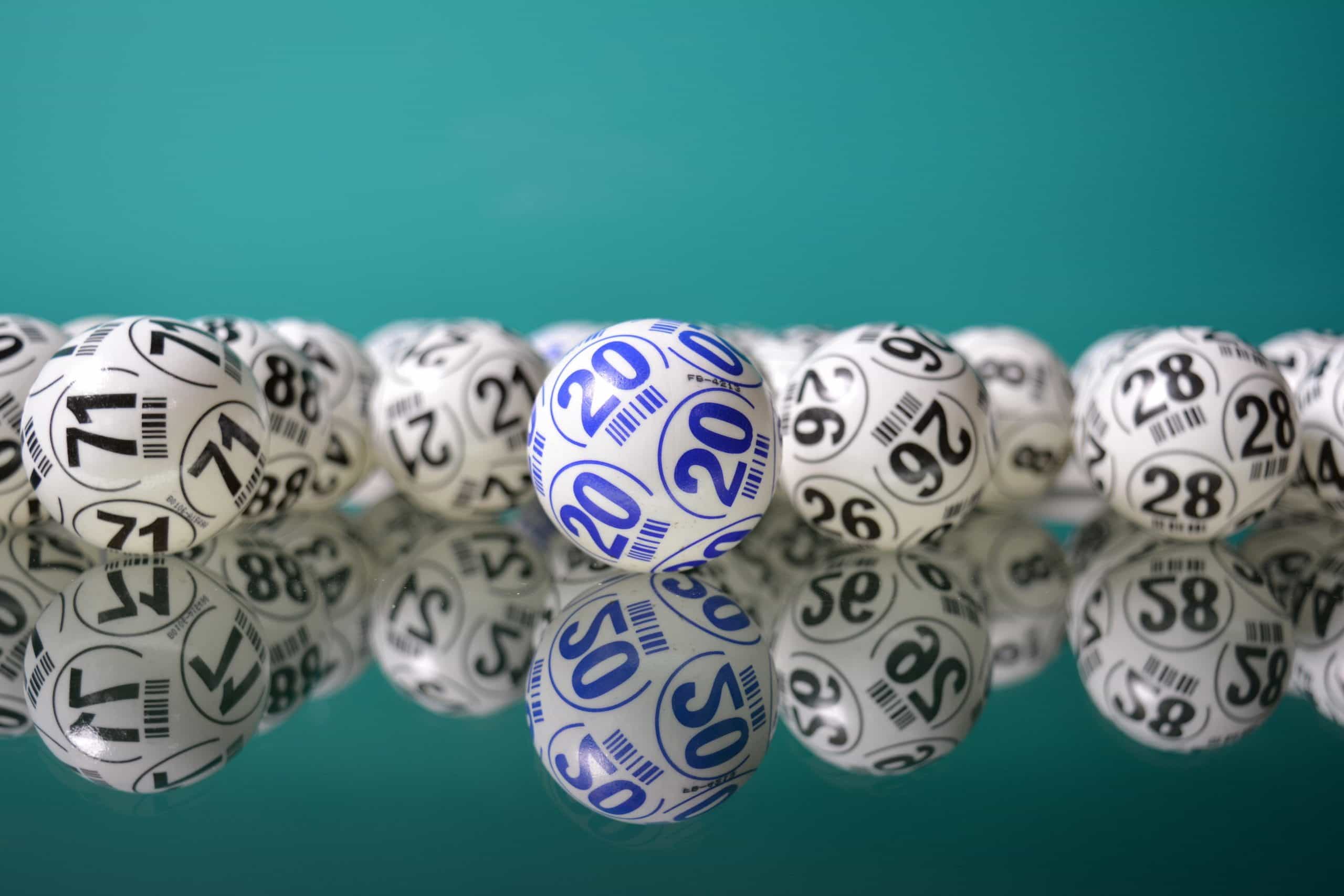 Lottery balls.