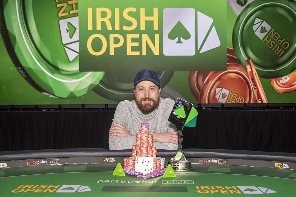 Irish Poker Open winner Steve O’Dwyer.