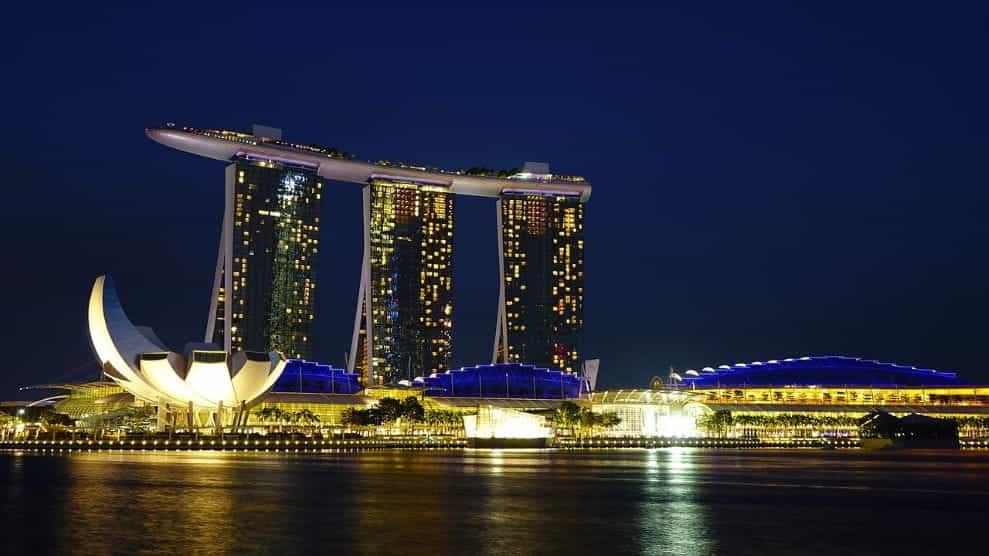 Marina Bay Sands casino and hotel.