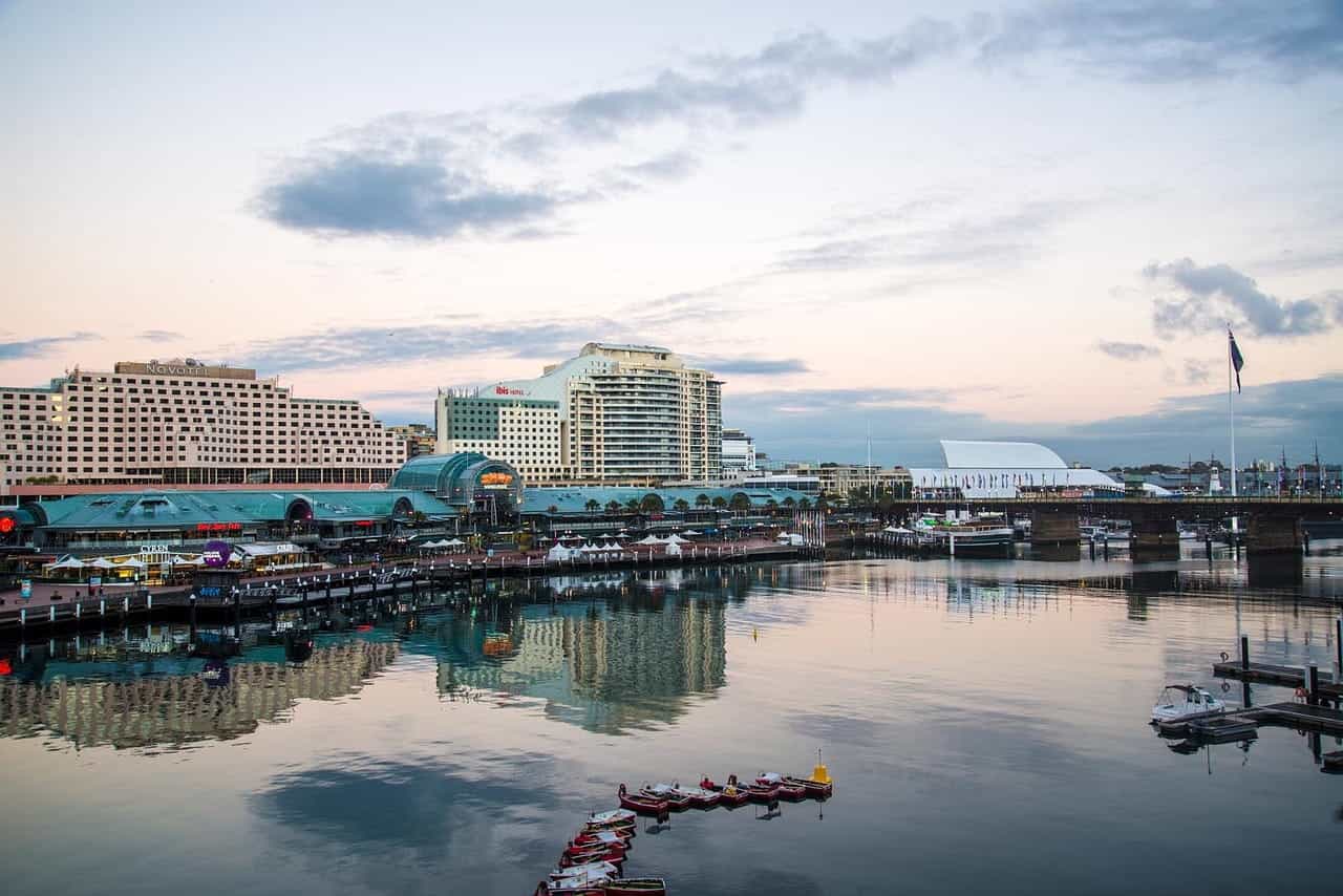 Casino on the bay.