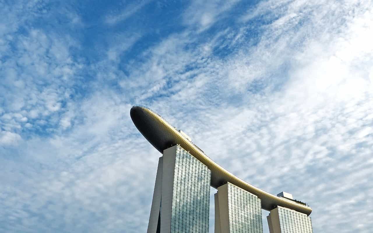 Marina Bay Sands hotel in Singapore