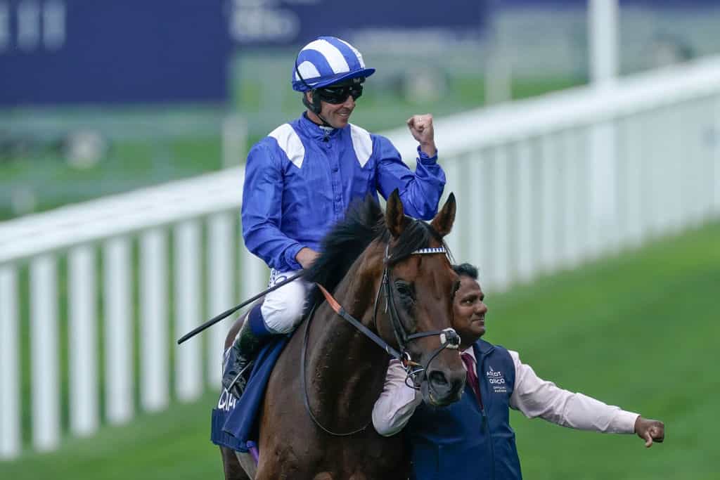 Hukum and jockey Jim Crowley..