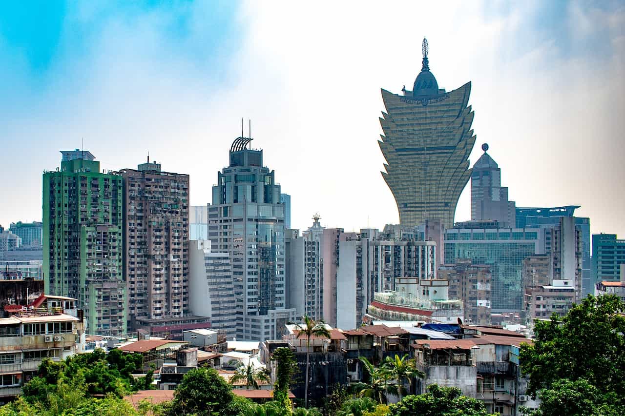 Macau city center.
